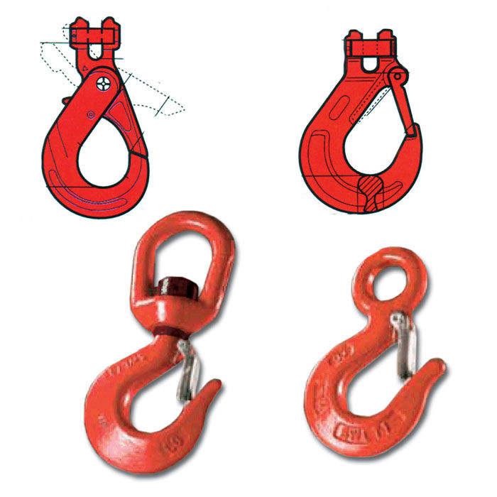 Ganci di sicurezza in acciaio G80 o G100