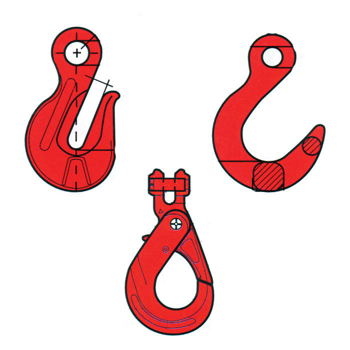 Ganci accorciabraccio e per fonderia in acciaio G80 e G100